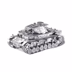 Piececool Model Building Kits Tank 3d Puzzle Metal Jigsaw DIY Toys Best Gifts for Christmas and Birthday - IV Tank