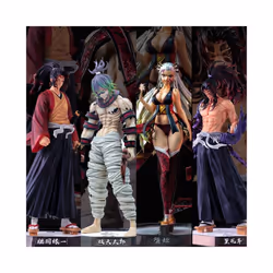 Anime Demon Slayer Figure Kamado Tanjirou Nezuko Action Figure PVC Model Toys Zenitsu Figurine Inosuke - 28cm