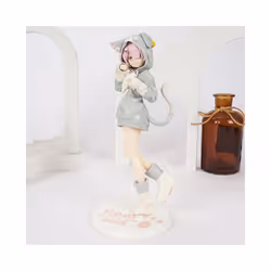 20cm RE: Zero-Starting Life in Another World Anime Figure Emilia Rem Ram Puck Starting Action Figures - Ram A, No box