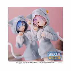 20cm RE: Zero-Starting Life in Another World Anime Figure Emilia Rem Ram Puck Starting Action Figures - Ram A, No box
