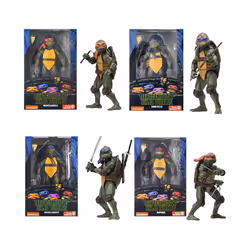 Teenage Mutant Ninja Turtles Action Figure Film Edition Movable Model Toys - No box Red
