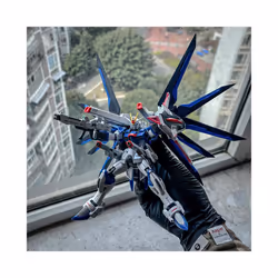 Flying Freedom HG 1/144 SEEDFREEDMO Mech Assembly Model Kit Action Figures Kids Toy Desktop Decoration - with box, 12cm