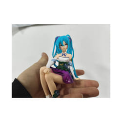 Hatsune Miku Desktop Cute Action Figure Neko T-Shirt Ver. Anime Figurine Kawaii Girl Model Toy Gift - 6