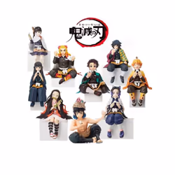 Anime Demon Slayer Action Figures Tanjirou Tomioka GiyuuZenitsu  Kochou Nezuko Anime Figure Collect - 1