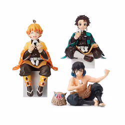 Anime Demon Slayer Action Figures Tanjirou Tomioka GiyuuZenitsu  Kochou Nezuko Anime Figure Collect - 1