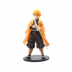 Anime Demon Slayer Action Figures Kimetsu No Yaiba Shinobu Nezuko PVC Dolls Model Collection Ornaments - bagged Zenitsu