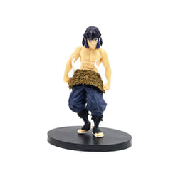 Anime Demon Slayer Action Figures Kimetsu No Yaiba Shinobu Nezuko PVC Dolls Model Collection Ornaments - bagged Inosuke blue