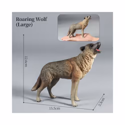 Wolf Figures Animal Toys Wolf Figurines Zoo Pack Realistic Hand-Drawn Figurines Cool Collection Exhibits - Animal-7