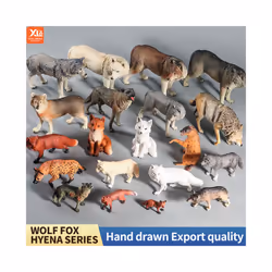 Wolf Figures Animal Toys Wolf Figurines Zoo Pack Realistic Hand-Drawn Figurines Cool Collection Exhibits - Animal-6