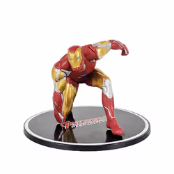 13.5cm  Avengers Action Figure figurine Thano Iron Captain America Hulk Spider Manmodel toy doll - 3