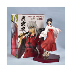 Anime Inuyasha Figure Inuyasha KikyÅ Sesshoumaru Higurashi Kagome PVC Action Figure Model Toys Collectible - Kikyo box