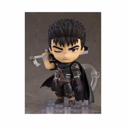 Berserk Q Version Action Figure #2134 Guts Figurine Sword Wind Legend Black Swordsman Model Anime Dolls - No Box