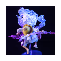 Bandai 10cm Mini One Piece Luffy Gear 5 Action Figure Sun God Nika Statue Anime Figurine Pvc Model Doll - no box, 10cm