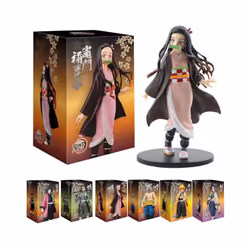 Anime Demon Slayer Kimetsu no Yaiba figure Kamado Tanjirou Action Figure Agatsuma Zenitsu Nezuko Warrior - 01 - No Box