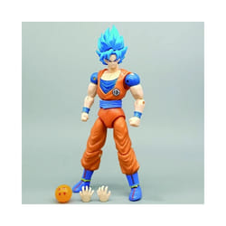 Bandai Anime Super Saiyan Son Goku Vegeta Anime Action Figure Model Gifts Collectible Figurines for - Blue-goku
