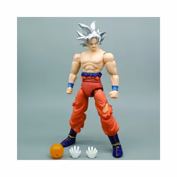 Bandai Anime Super Saiyan Son Goku Vegeta Anime Action Figure Model Gifts Collectible Figurines for - White-goku
