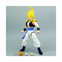 Bandai Anime Super Saiyan Son Goku Vegeta Anime Action Figure Model Gifts Collectible Figurines for - Yellow-Bejitto