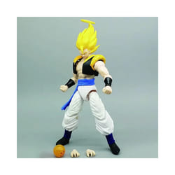 Bandai Anime Super Saiyan Son Goku Vegeta Anime Action Figure Model Gifts Collectible Figurines for - Yellow-Bejitto