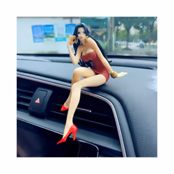 10Cm Anime Figures One Piece Boa Hancock Sofa Red Dress Collection Model Kids Toys Action Figure Car - 1