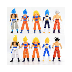 Bandai Anime Super Saiyan Son Goku Vegeta Anime Action Figure Model Gifts Collectible Figurines for - random