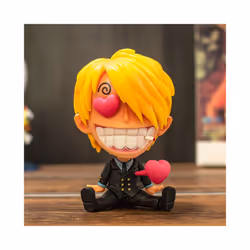 9CM Q Luffy Zoro Nami Anime One Piece Peripheral Sanji Robin Boa Hancock Ace Action Figure Toys Collection - shanzhi