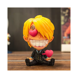 9CM Q Luffy Zoro Nami Anime One Piece Peripheral Sanji Robin Boa Hancock Ace Action Figure Toys Collection - shanzhi