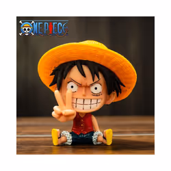 9CM Q Luffy Zoro Nami Anime One Piece Peripheral Sanji Robin Boa Hancock Ace Action Figure Toys Collection - lufei