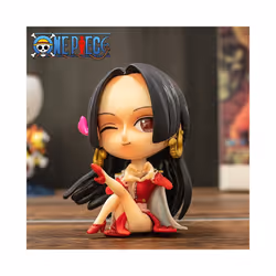 9CM Q Luffy Zoro Nami Anime One Piece Peripheral Sanji Robin Boa Hancock Ace Action Figure Toys Collection - nvdi