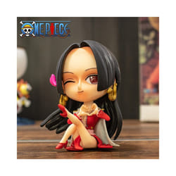 9CM Q Luffy Zoro Nami Anime One Piece Peripheral Sanji Robin Boa Hancock Ace Action Figure Toys Collection - nvdi