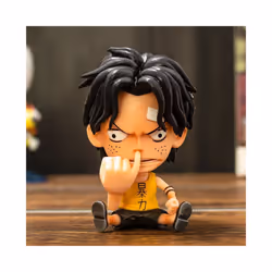 9CM Q Luffy Zoro Nami Anime One Piece Peripheral Sanji Robin Boa Hancock Ace Action Figure Toys Collection - aisi