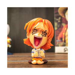 9CM Q Luffy Zoro Nami Anime One Piece Peripheral Sanji Robin Boa Hancock Ace Action Figure Toys Collection - namei