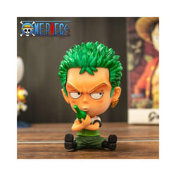 9CM Q Luffy Zoro Nami Anime One Piece Peripheral Sanji Robin Boa Hancock Ace Action Figure Toys Collection - suolong