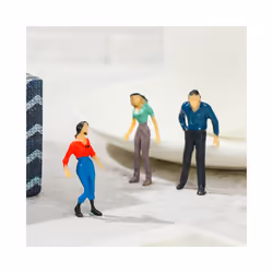 100pcs 1:100/1:150/1:75/1:50 Scale Plastic People Figures Model Building Passengers DIY Character Mixed - H 0.8-0.9cm