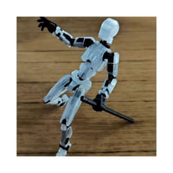 Figures Toys Movable Robot Multi-Jointed Dummy 13 3D Printed Mannequin Action Figure Model Doll Shapeshift - Clear white
