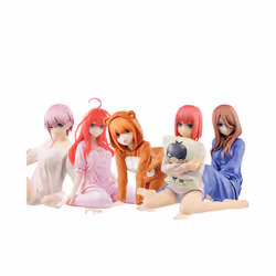 11-22CM Anime Figure The Quintessential Quintuplets Ichika Nino Miku Yotsuba Itsuki Pajamas Model Dolls - Yotsuba B, No box