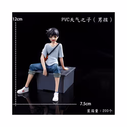 12-19CM Anime figurine Weathering With You Amano Hina Figure Morishima Hodaka action figure Collection - 1