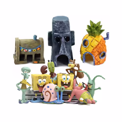 Animation Kawaii Sponges Bobs Patrick Star Figure Toys Cartoon Sponge Bobs Bobs Figure Toys for Children - 2