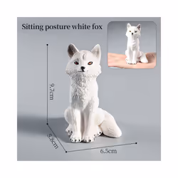 Wolf Figures Animal Toys Wolf Figurines Zoo Pack Realistic Hand-Drawn Figurines Cool Collection Exhibits - Animal-16