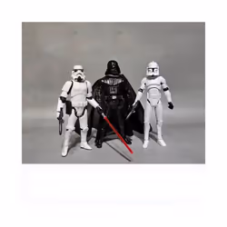 Hot Star Wars Cartoon Jedi Stormtrooper Darth Vader Obi-Wan Kenobi Yoda Movable GK Model Collectible - youda qiang
