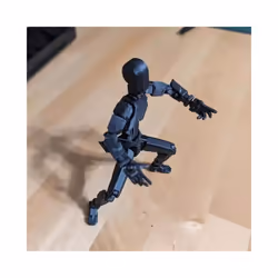 Figures Toys Movable Robot Multi-Jointed Dummy 13 3D Printed Mannequin Action Figure Model Doll Shapeshift - Black