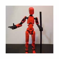 Figures Toys Movable Robot Multi-Jointed Dummy 13 3D Printed Mannequin Action Figure Model Doll Shapeshift - Black