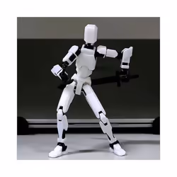 Figures Toys Movable Robot Multi-Jointed Dummy 13 3D Printed Mannequin Action Figure Model Doll Shapeshift - Orange