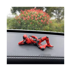 Anime Deadpool Action Figure Car Interior Decoration Toys Sitting Model X-Men Mini Figurine Pendant - 1