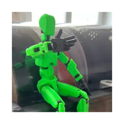 Multi-Jointed Movable Robot Model Doll Dummy 13 3D Printed Mannequin Novelty toys Action Figure Shapeshift - Green