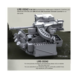 1/35 Resin unpainted model kit, military theme, 40MM GMG low turret unassembled and unpainted GK - 1301
