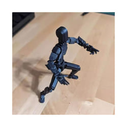 Multi-Jointed Movable Robot Model Doll Dummy 13 3D Printed Mannequin Novelty toys Action Figure Shapeshift - Black