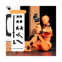 13 Action Figures T13 Figure 3D Printed Multi-Jointed Movable Lucky 13 Action Figure Nova 13 Action - Orange