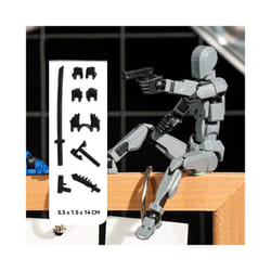 13 Action Figures T13 Figure 3D Printed Multi-Jointed Movable Lucky 13 Action Figure Nova 13 Action - Gray