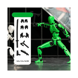 13 Action Figures T13 Figure 3D Printed Multi-Jointed Movable Lucky 13 Action Figure Nova 13 Action - green