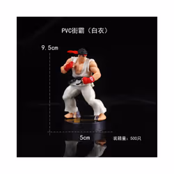 Game Street Fighter Figure Ryu Ken Action Figures Room Decor Birthday Gift PVC Collection Toys For Boys - 1